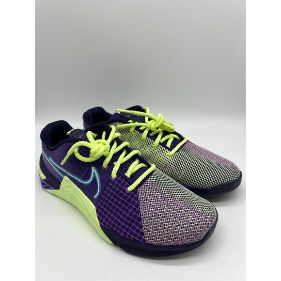 Nike Metcon 8 AMP Deep Purple Volt DV1206-500 Men's Shoes Size 10 - Picture 11 of 12